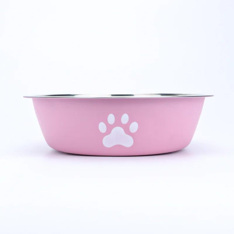 Gamelle antidérapante en inox pour animaux