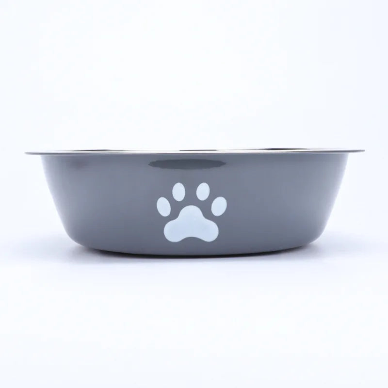 Gamelle antidérapante en inox pour animaux