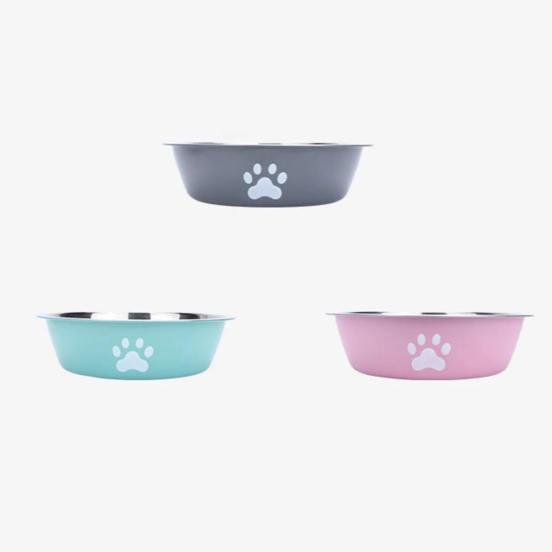 Gamelle antidérapante en inox pour animaux
