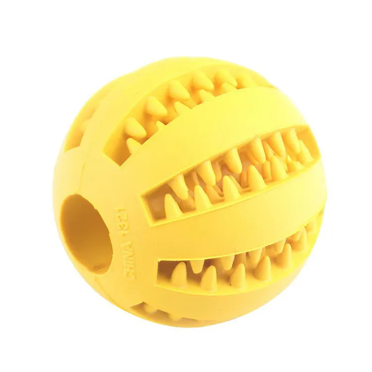 Balle mordante distributrice de friandises